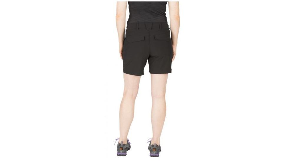 5.11 Tactical Womens Shockwave Shorts, Black, 0 63002-019-