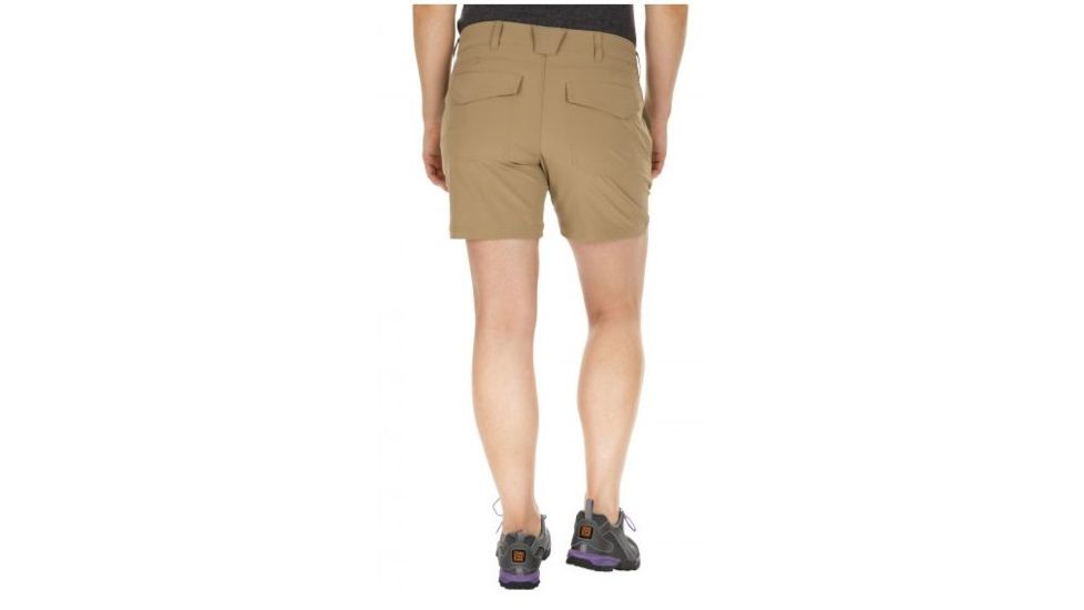 5.11 Tactical Womens Shockwave Shorts, Coyote, 18 63002-120-18