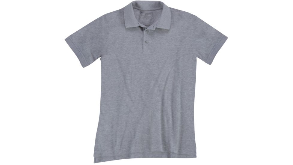 5.11 Tactical Utility S/S Polo - Womens, Heather Grey, XL, 61173-016-XL