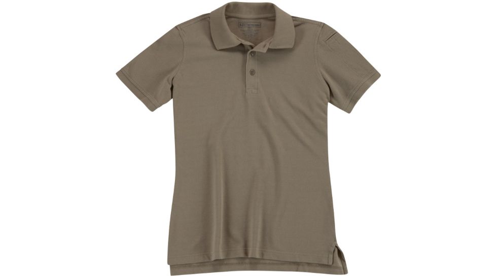 5.11 Tactical Utility S/S Polo - Womens, Silver Tan, M, 61173-160-M