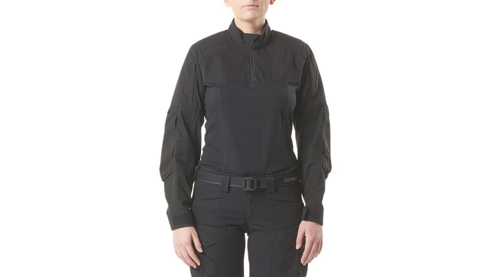 5.11 Tactical Women's XPRT Rapid Shirt, Black, XS, 62023-019-XS
