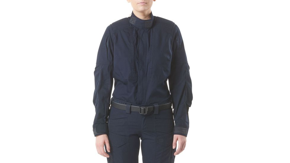 5.11 Tactical Women's XPRT Tactical L/S Shirt, Dark Navy, M, 62024-724-M