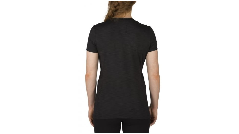 5.11 Tactical Womens Zig Zag V-Neck Shirt, Black, XS 61306-019-XS