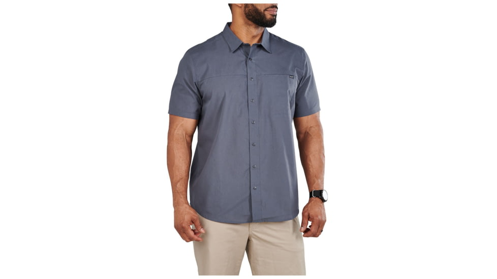 5.11 Tactical Wyatt S/S Shirt - Mens, Turbulence, L, 71203-545-L
