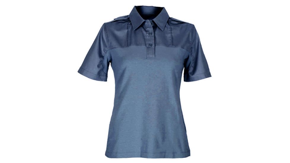 5.11 Tactical A Class PDU Short Sleeve Twill Shirt - Women's, Midnight Navy, LR, 61158-750-L-R