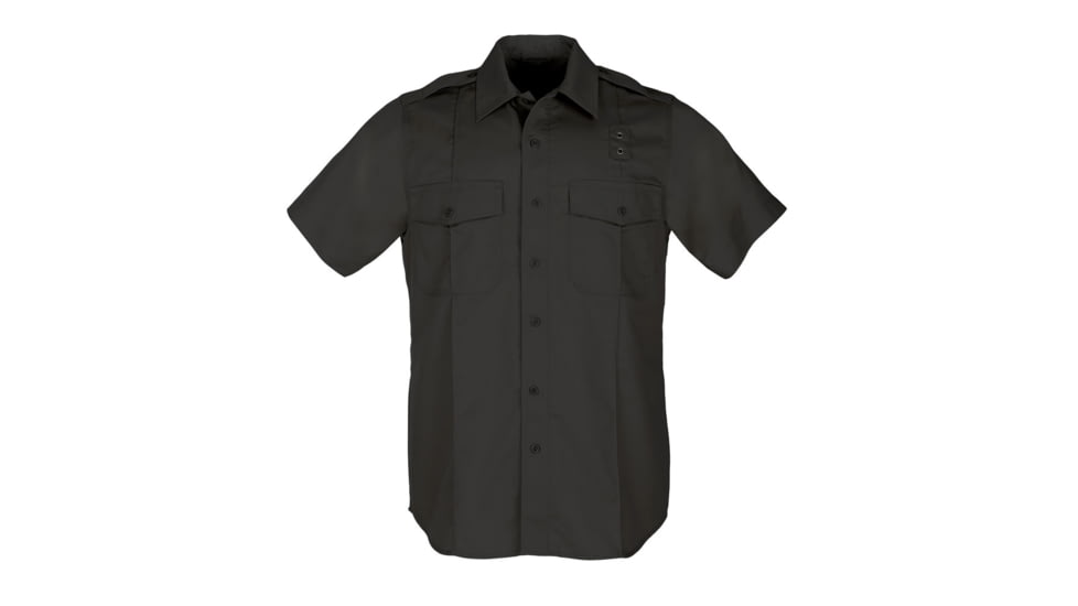 5.11 Tactical 61159 Women's B Class PDU Short Sleeve Shirt, Black, Small-Regular