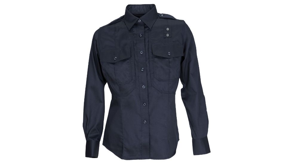 5.11 Tactical Class B PDU Long Sleeve Twill Shirt - Women's, Black, MT, 62065-019-M-T