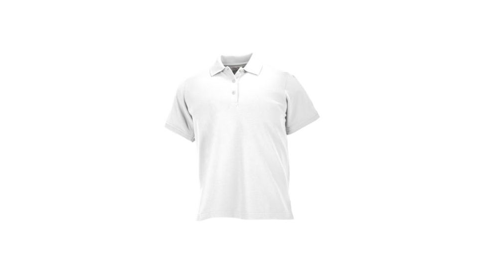 5.11 Tactical Professional S/S Polo - Womens, White, L, 61166-010-L