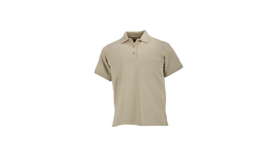 5.11 Tactical Professional S/S Polo - Womens, Silver Tan, XL, 61166-160-XL