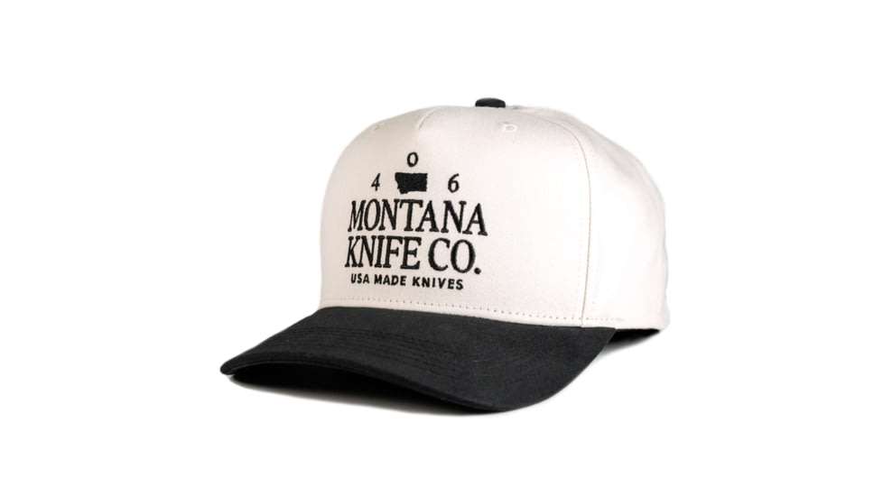 Montana Knife Company MKC Throwback Embroidered Hat - Men's, White/Black, One Size, MKC-000978