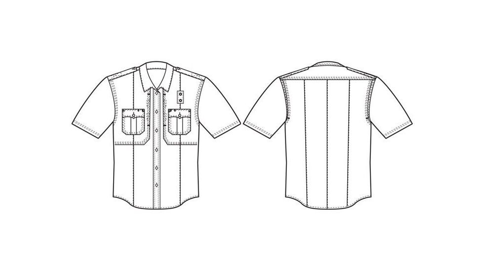 5.11 Men's B Class Shirt, Short Sleeve, Poly-Rayon 41132