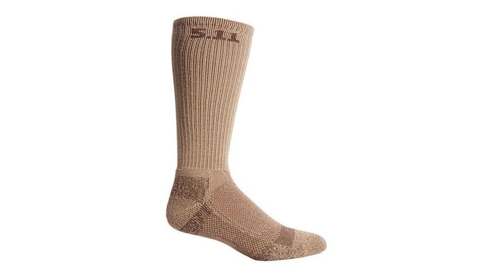 5.11 Tactical Level 1 9in Sock - Regular Thickness - Men's, Coyote, L, 59048-120-L
