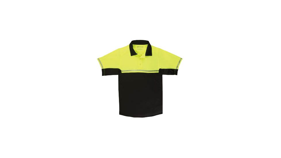 5.11 Tactical Bike Patrol Polo S/S - Mens, High Vis Ylw, 2XL, 71322-320-2XL