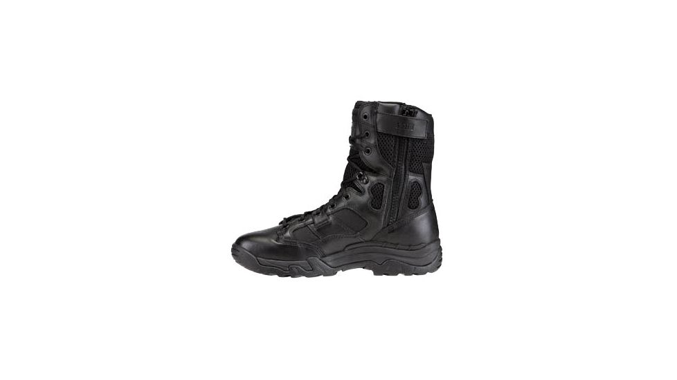 5.11 Tactical 8 inch Black Boots w/ Side Zip