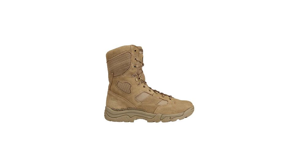 5.11 Tactical Taclite 8in. Boot, Size 12, Coyote Brown, Wide 12031-120-12-W