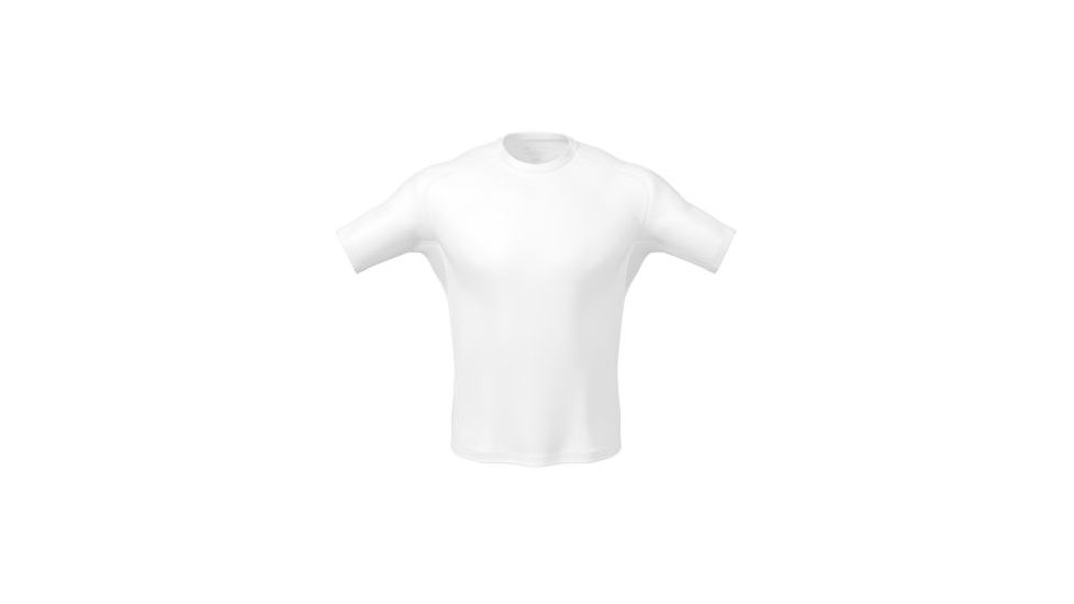 5.11 Tactical Loose Fit Short Sleeve Crew Shirt - Men's, Small, White, 40007-010-S