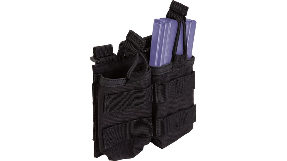 5.11 Double Mag Pouch w/ Bungee 58710 - Black