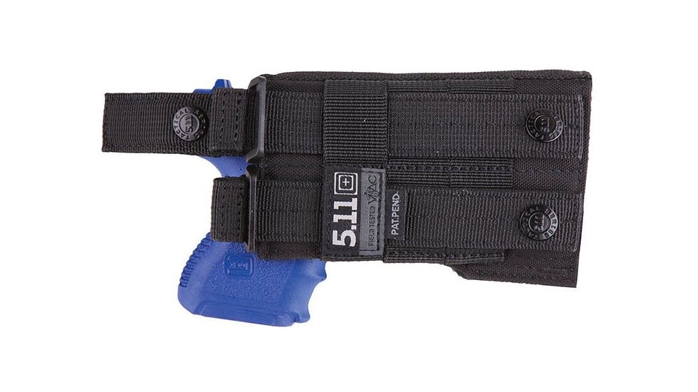 5.11 Tactical LBE Compact Holster L/H, Black, 58829-019-BLACK-1 SZ