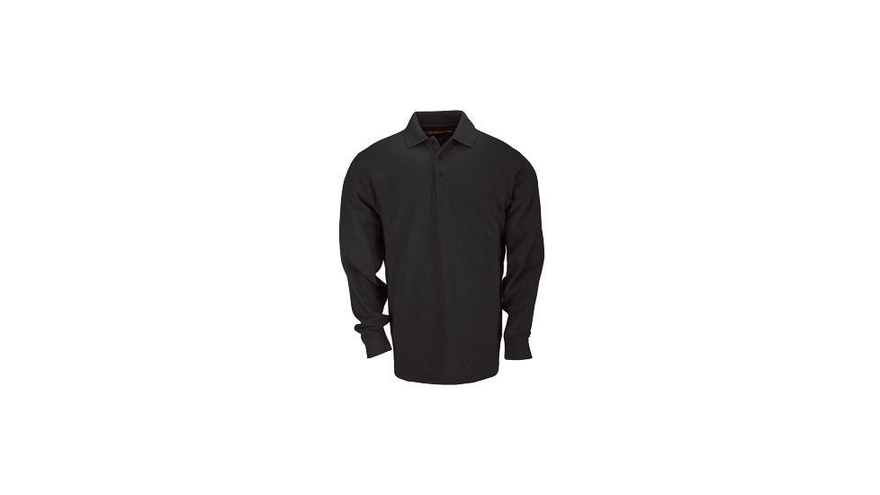 5.11 Tactical Tactical L/S Polo - Mens, Black, 3XL, 72360-019-3XL