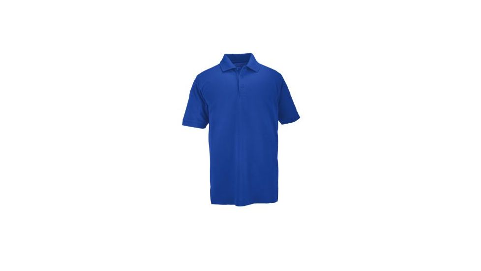 5.11 Tactical Professional Short Sleeve Polo - Men's, Extra Small, Regular, Academy Blue, 41060-692-XS