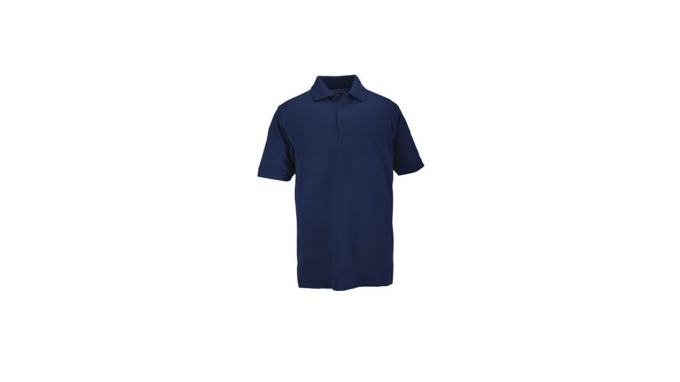 5.11 Tactical Professional Short Sleeve Polo - Men's, Large, Tall, Dark Navy, 41060T-724-L
