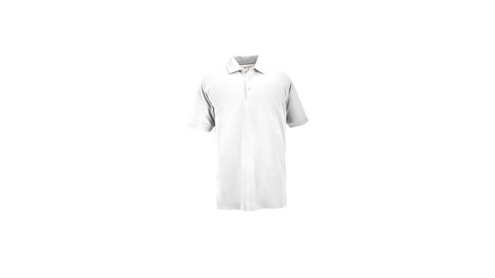 5.11 Tactical Professional Short Sleeve Polo - Men's, Extra Small, Regular, White, 41060-010-XS