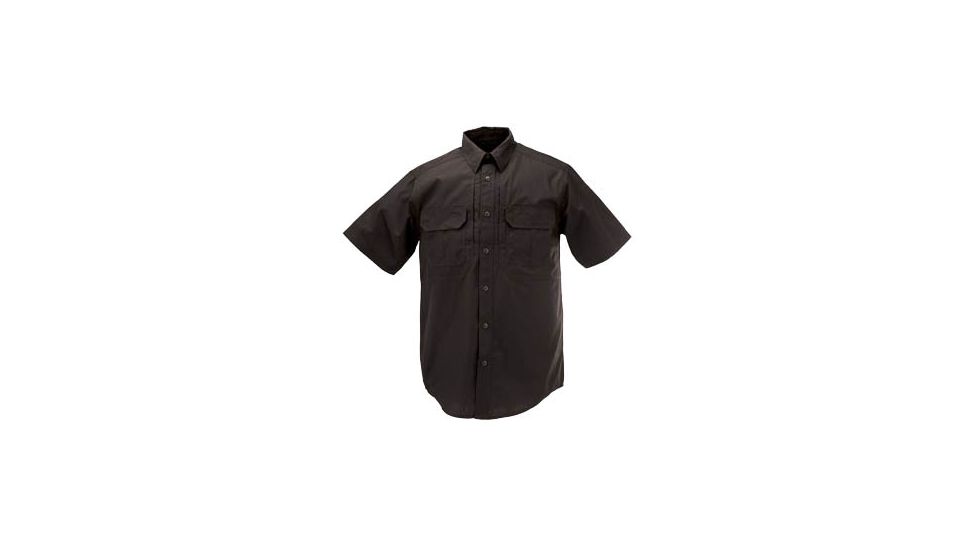 5.11 Tactical Taclite Pro S/S Shirt Tall - Mens, Black, 4XL, 71175T-019-4XL