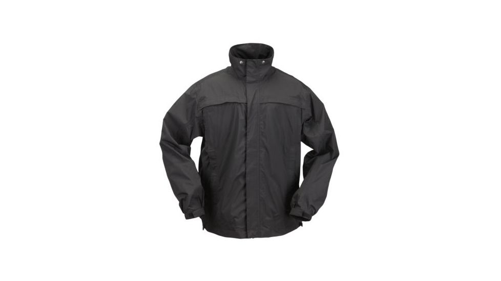 5.11 Tactical Tac Dry Rain Shell - Mens, Black, S, 48098-019-S