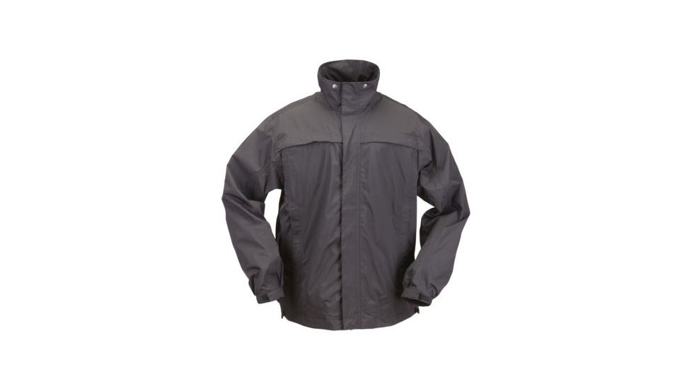 5.11 Tactical Dry Rain Shell Jacket - Men's, Charcoal, Small, 48098-018-S