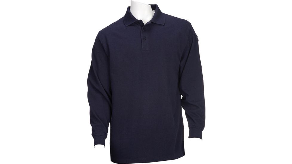 5.11 Tactical Performance Long Sleeve Polo - Men's, 2XL, Regular, Dark Navy, 72049-724-2XL