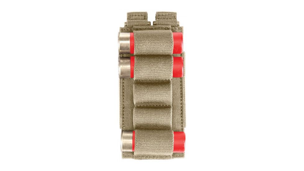 5.11 Tactical 5 Round Shotgun Bandolier, Sandstone 56122-328-1 SZ 