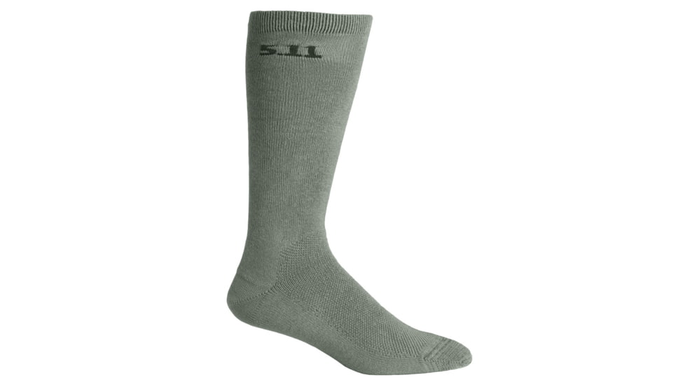 5.11 Tactical 3 Pack 9in Sock, Foliage