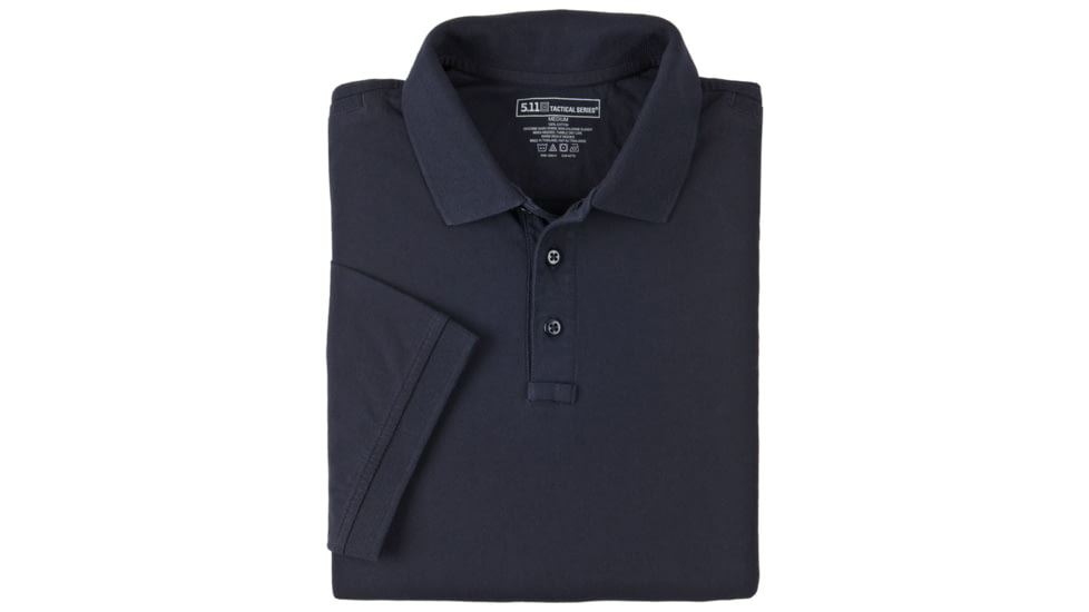 5.11 Tactical Polo Short Sleeve Shirt - Dark Navy, Size 6XL 71182-724-DARK NAVY-6XL