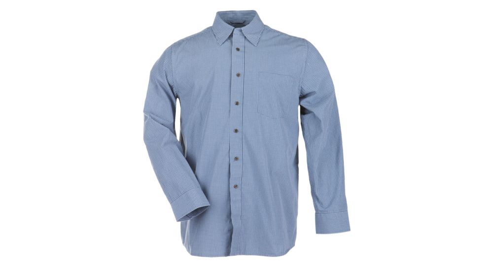 5.11 Tactical Covert Dress Shirt 2.0 LS, Medium Blue Plaid