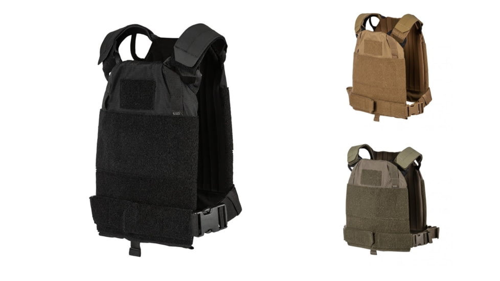 5.11 Tactical Prime Plate Carrier, Black, Kangaroo, Ranger Green