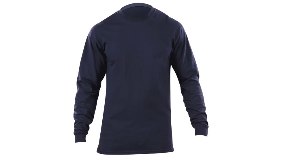 5.11 Tactical Station Wear L/S T-Shirt - Mens, Fire Navy, 3XL, 40052-720-3XL