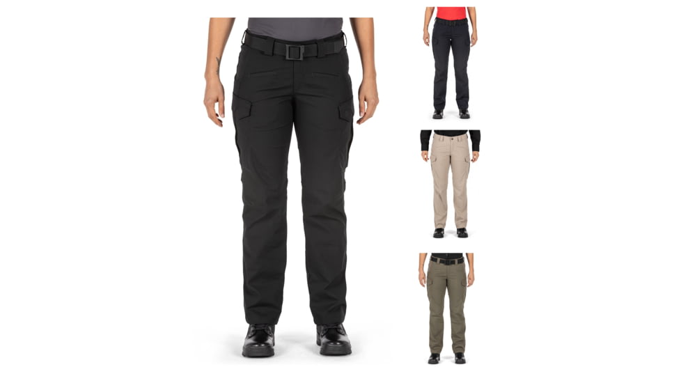 5.11 Tactical Women's Icon Pant, Black, Dark Navy, Khaki, Ranger Green
