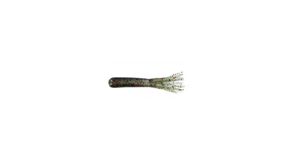 Big Bite Baits Salt Tube Soft Baits, 10 per Pack, Smoke Red Pepper, 2.5 inch, TUB