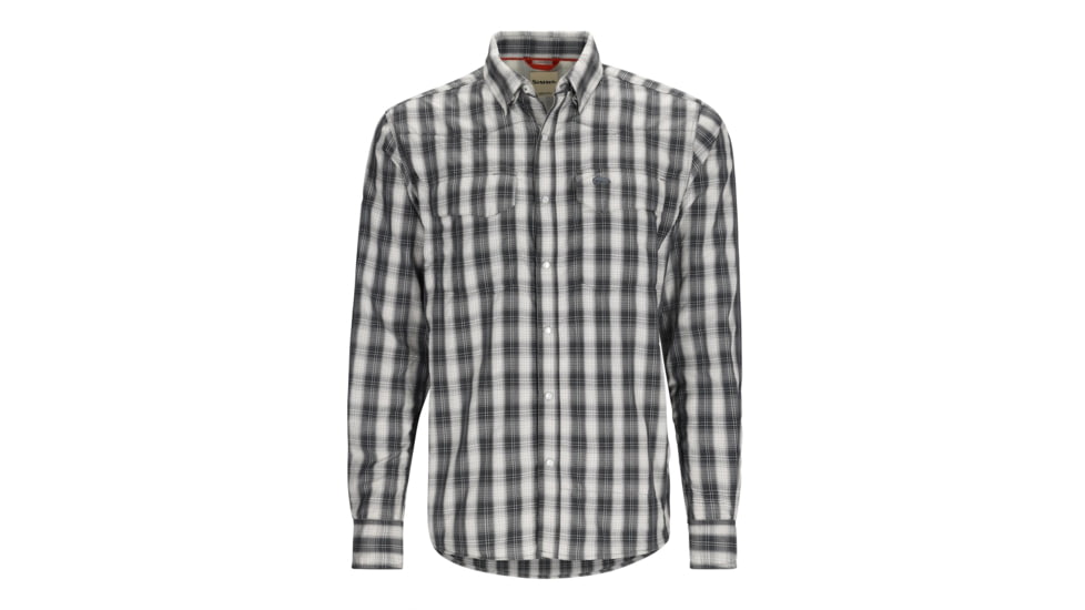 Simms Fishing Products Big Sky Fishing Shirts - Mens, Hickory Plaid, M, 10661-219-30