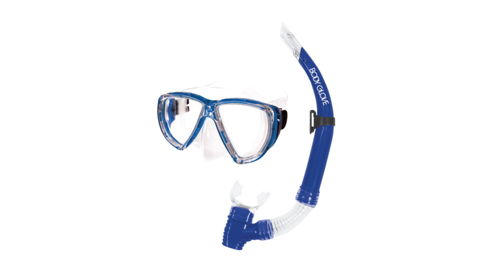 Body Glove Puerto Mask / Snorkel Combo - Blue E380788E, L, Blue, 17030CMB-BLU-L