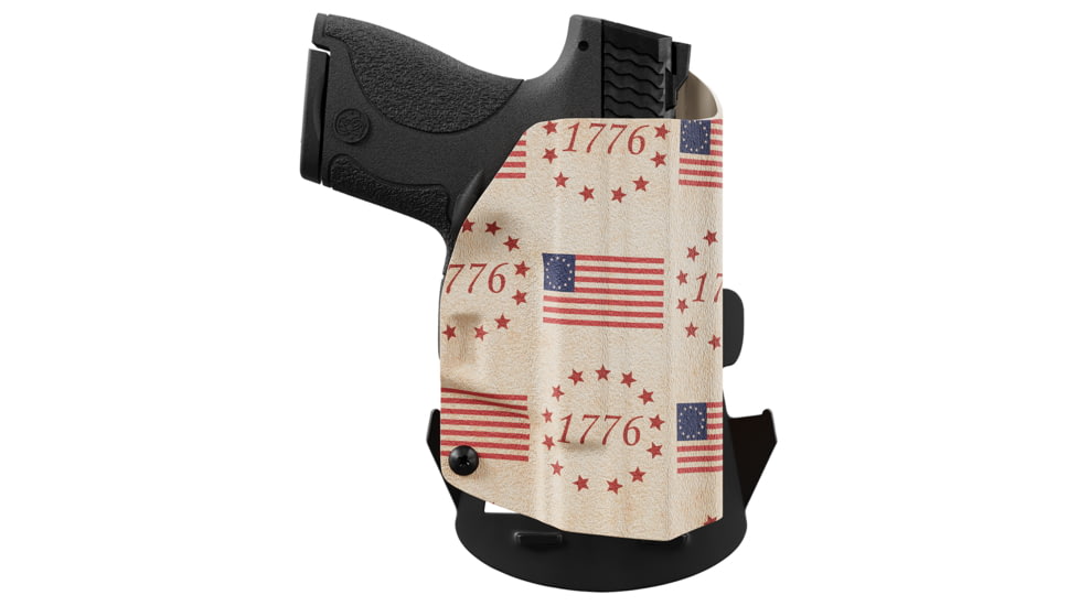 We the People Holsters The Betsy Ross Flag Tribute To Independence Day 1776 Custom Printed Holster - Owb Kydex Holster 2934153C, 3923285049442