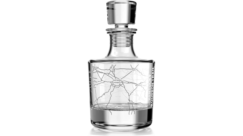 Old Southern Brass Kentucky Bourbon Trail Map Decanter F5F006E5, OSB-DECANTER-KY