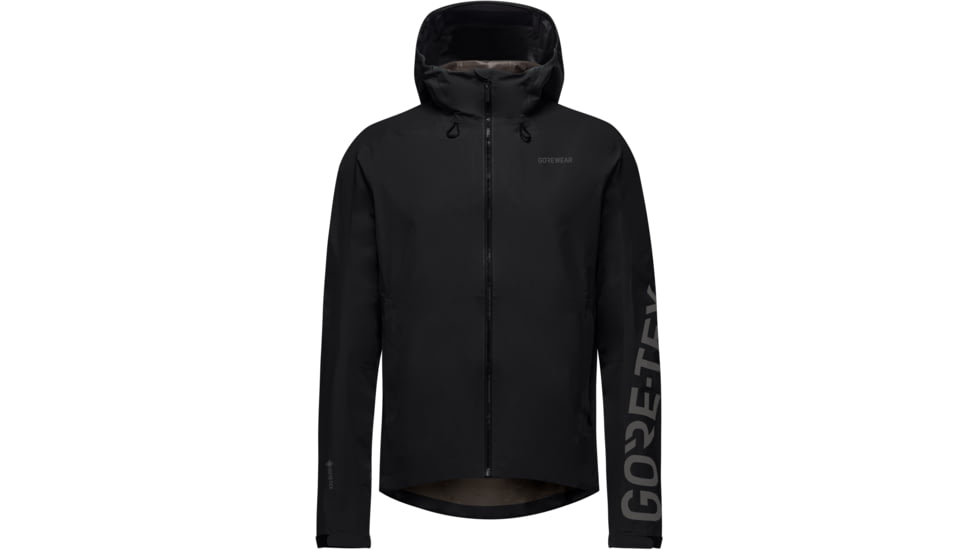 GOREWEAR ENDURE GORE-TEX LE1 Tonal Logo Cycling Jacket Mens in Black Medium Regular fit Waterproof 9438ED07, 101191-9900-L