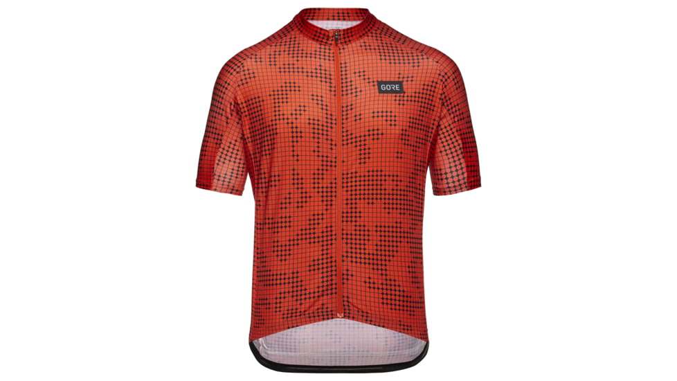 GOREWEAR Camo Grid Cycling Jersey Mens in Fireball Small Form fit 5F160D60, 100934-AY00-M