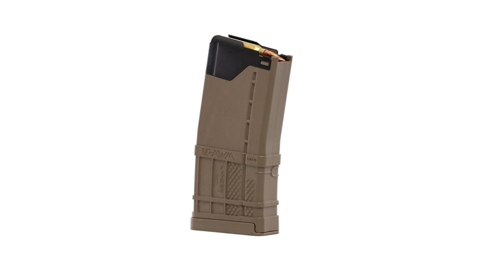 Lancer Systems L5AWM LIMITED 10/30 MAGAZINE - .223/5.56/.300BLK, 10/20, OPAQUE BLACK 155BDDDB, LCRL5AWML1020FDE