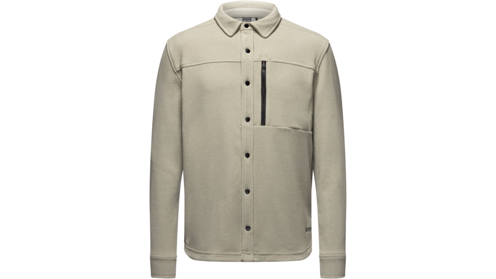 GOREWEAR Hybrid Fleece Flannel Running Shirt Mens in Oak XL 37646427, 101142-CW00-XXL