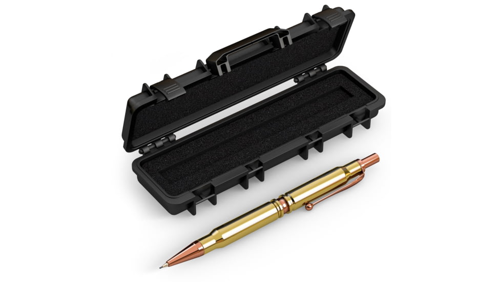 Old Southern Brass .308 Real Bullet Casing Mechanical Pencil Tactical Gift Box, Polished Brass, One Size, OSB-308MP-BRASS