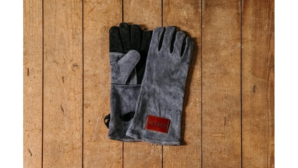 Breeo Leather Fire Gloves 60B5E1D7, BR-GROS-GYFI