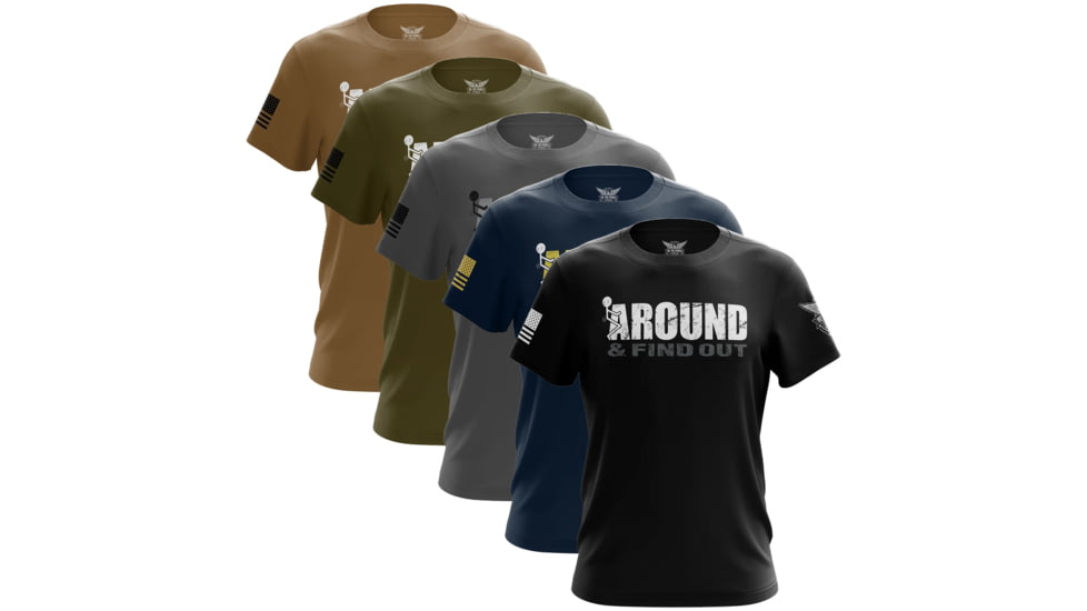 We the People Holsters F Around &amp; Find Out Freedom Short Sleeve Bundle 5 Pack 06A2F2D5, 6900721352802