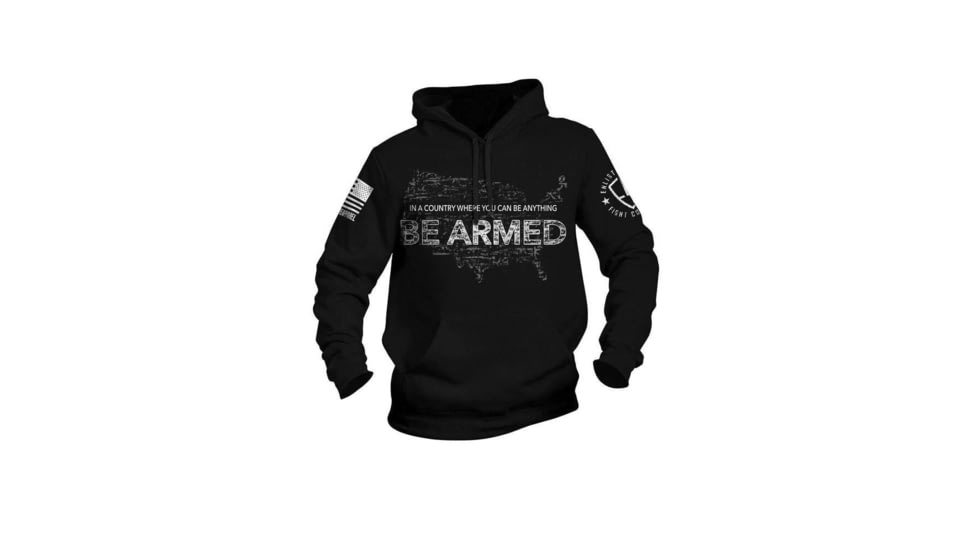Nine Line NLA E9 Be Armed Hoodie Black S 17808E53, NVE9ARMEDHBLACKS